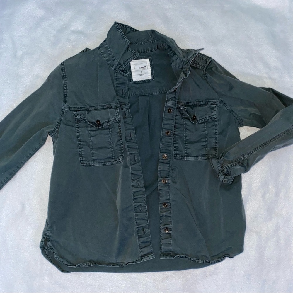 GREEN UTILITY JACKET